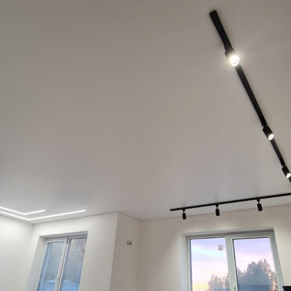 Пример тканевого потолка для детской 10 м²